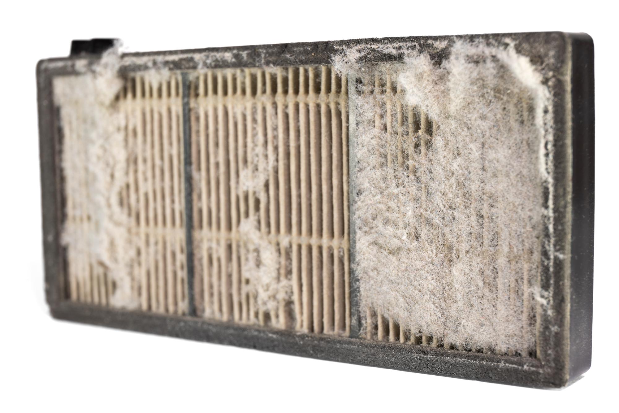 Clogged AC air filter, the top cause of warm air in Katy homes
